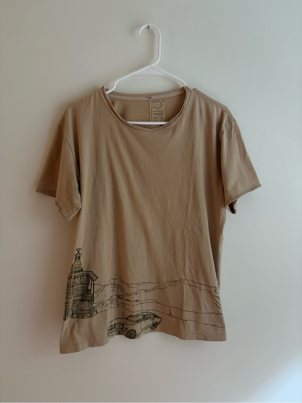 Earthy Women’s Organic Cotton Graphic Short Sleeve Tee, Naturewear